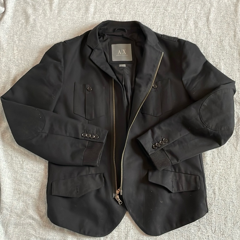 Armani exchange military inspired jacket in excellent condition